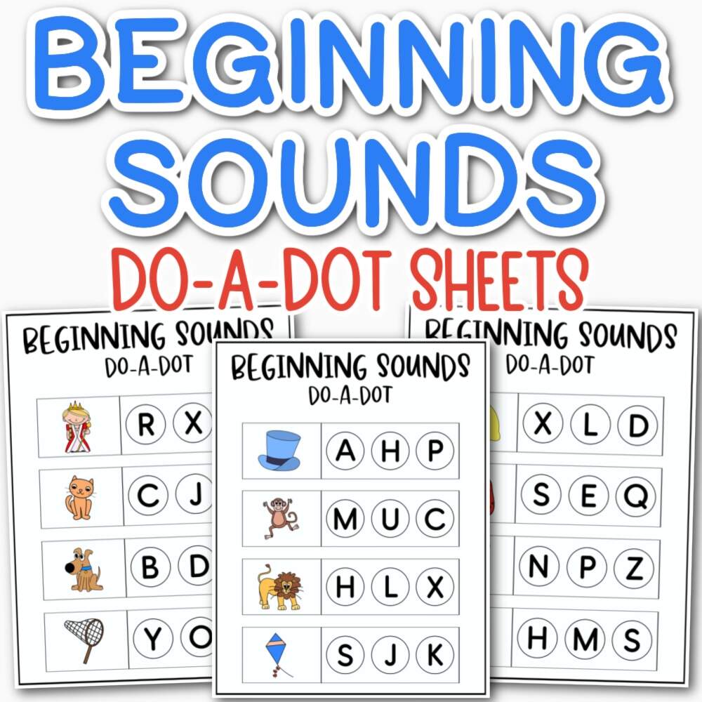 10 Beginning Sounds Worksheets Free Kindergarten Or Pre K Activities 10 Beginning Sounds Worksheets Free Kindergarten Or Pre K Activities