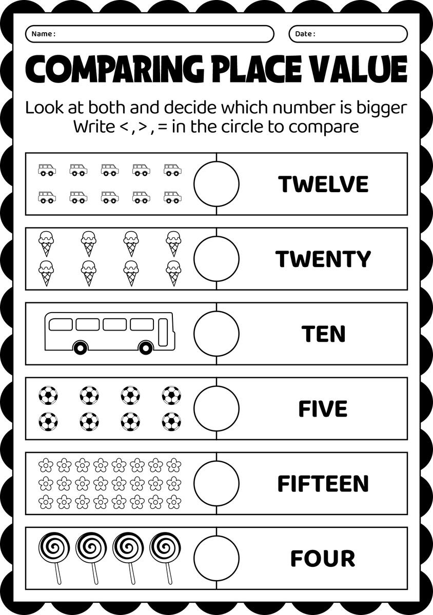 12 Comparing Place Value Worksheets Free PDF At Worksheeto 12 Comparing Place Value Worksheets Free PDF At Worksheeto