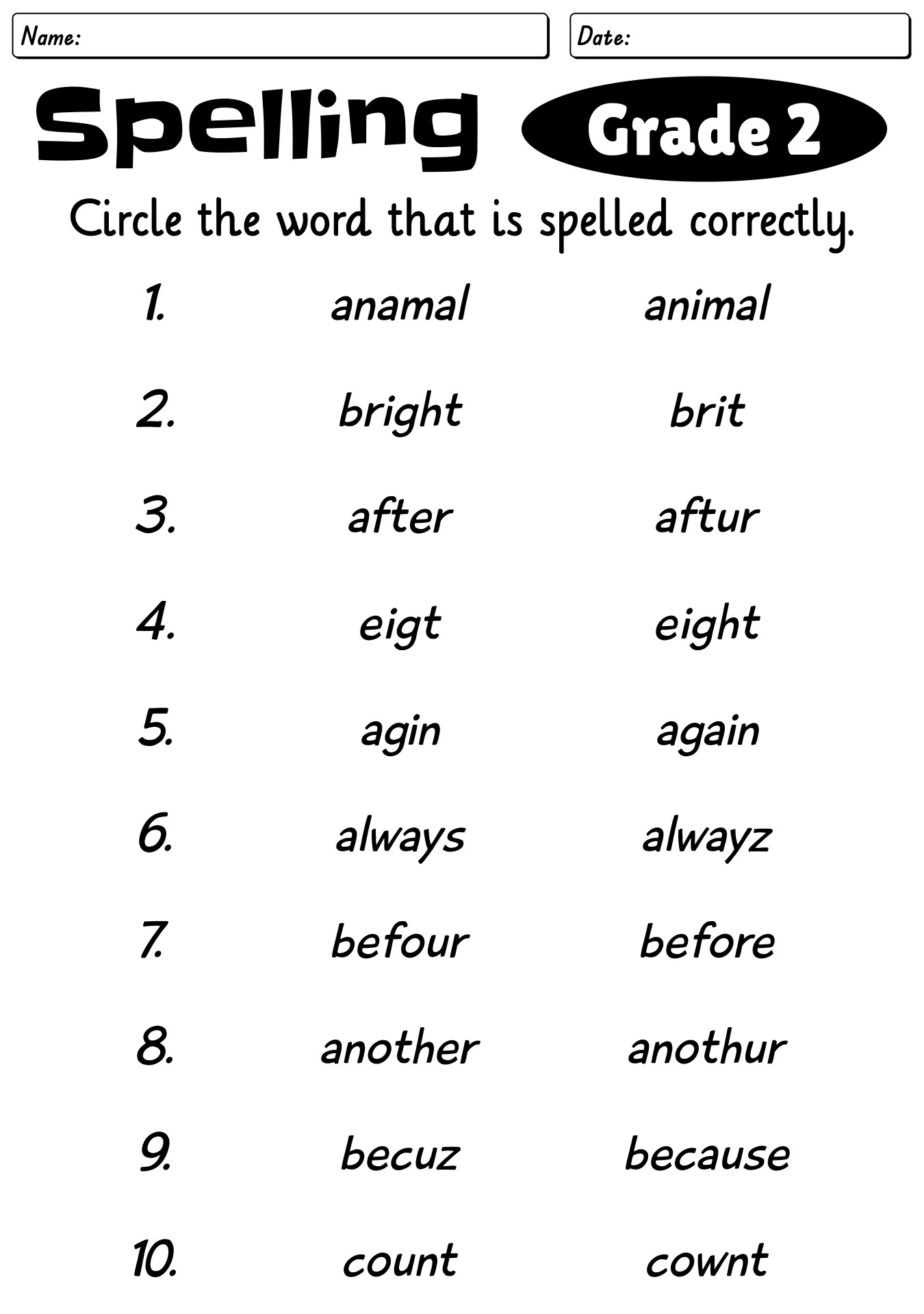 12 English Worksheets For Grade 2 Free PDF At Worksheeto Printable 2nd Grade ELA Worksheets For Kids Online Worksheets Library