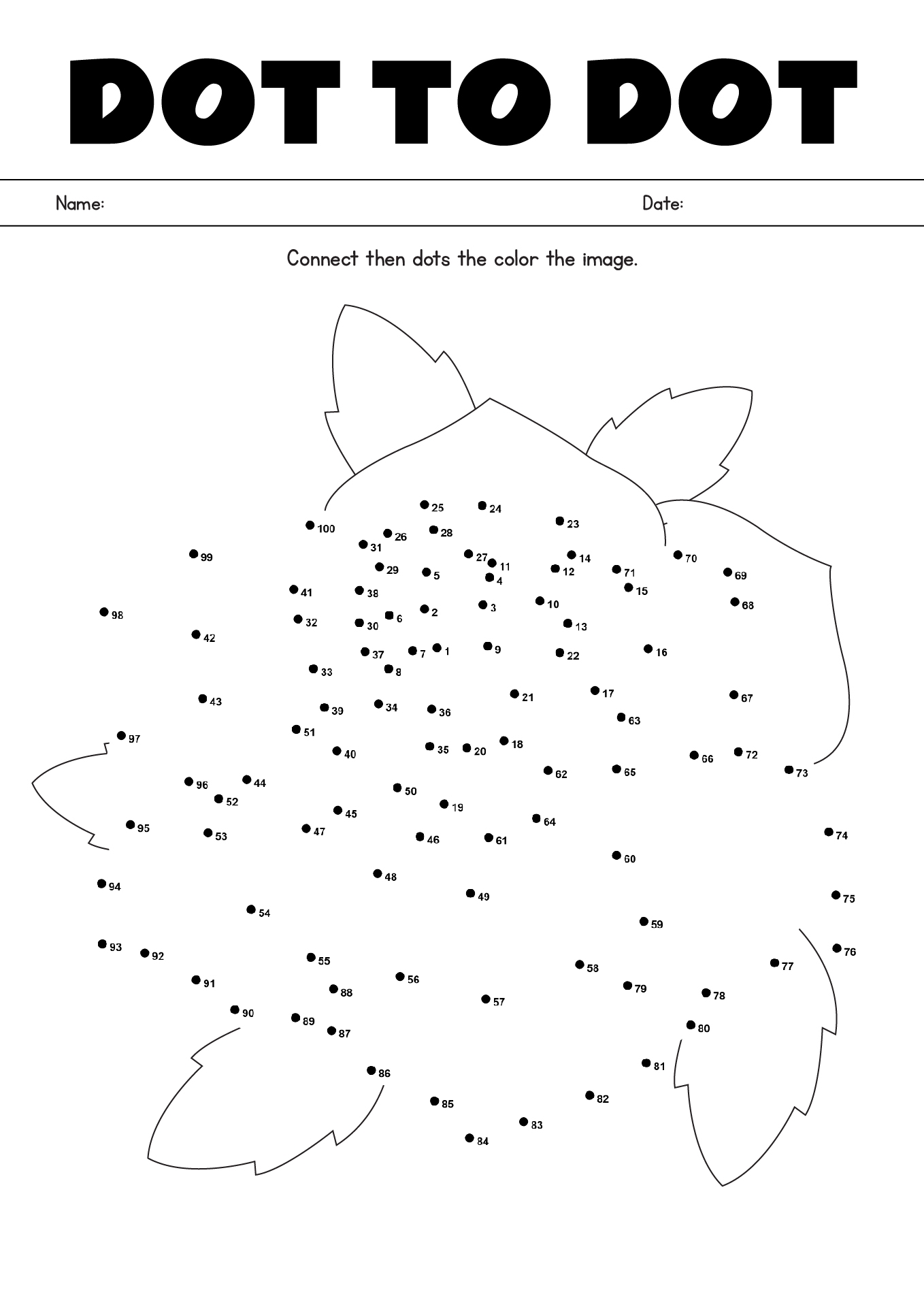 Dot To Dot Worksheets Numbers 1 To 20 Free Printable The Worksheets Library