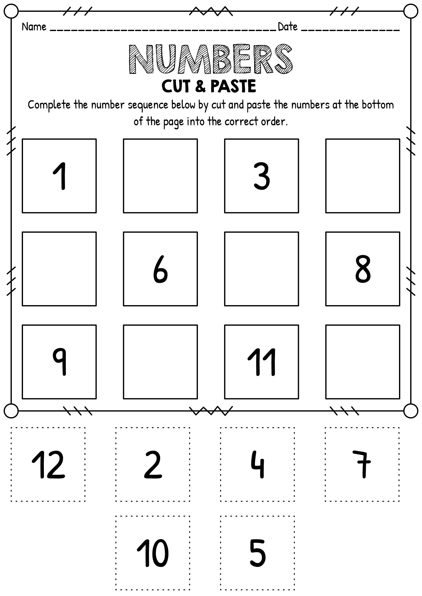 13 Cut And Paste Worksheets For Kindergarten Free PDF At Worksheeto