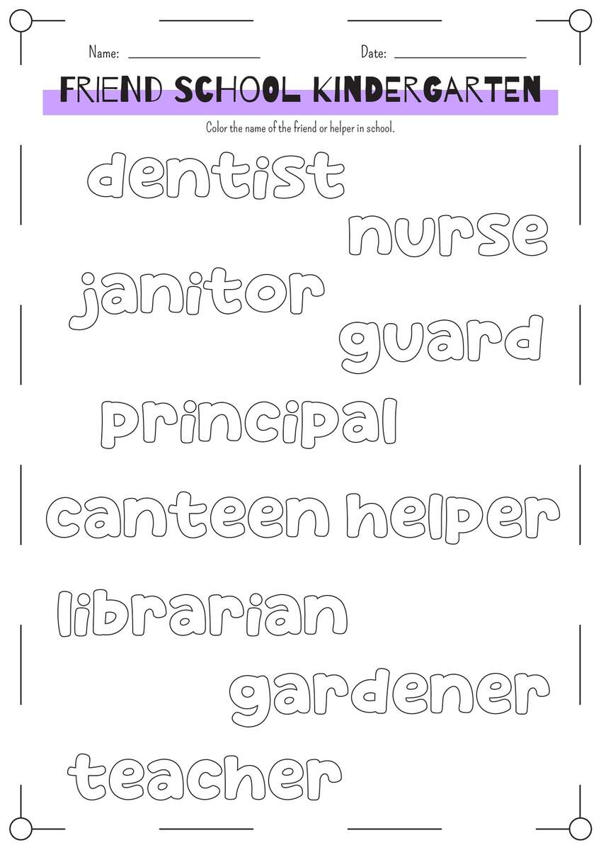 13 Friendship Printable Worksheets For Preschool Free PDF At Worksheeto