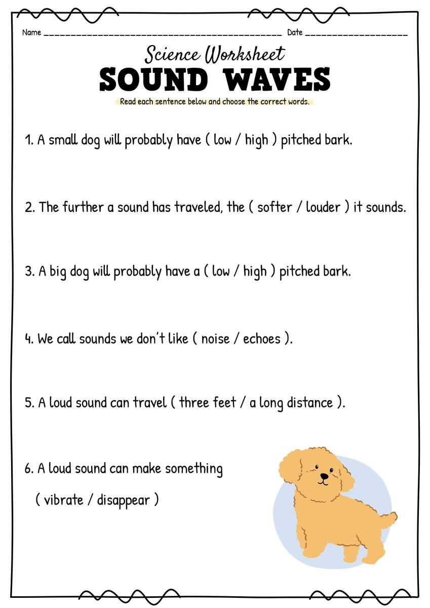 13 Science Worksheets Light And Sound Free PDF At Worksheeto 13 Science Worksheets Light And Sound Free PDF At Worksheeto