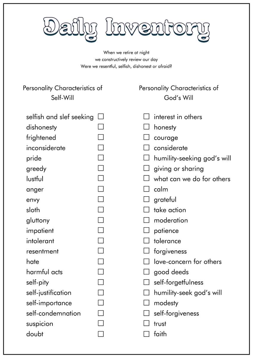 15 12 Step Recovery Worksheets Free PDF At Worksheeto 15 12 Step Recovery Worksheets Free PDF At Worksheeto