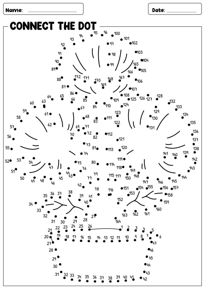 17 Advanced Dot To Dot Worksheets Free PDF At Worksheeto