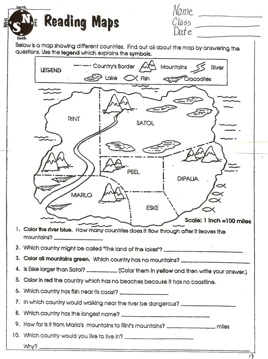 19 Cog Ideas Map Skills Map Worksheets Social Studies Worksheets