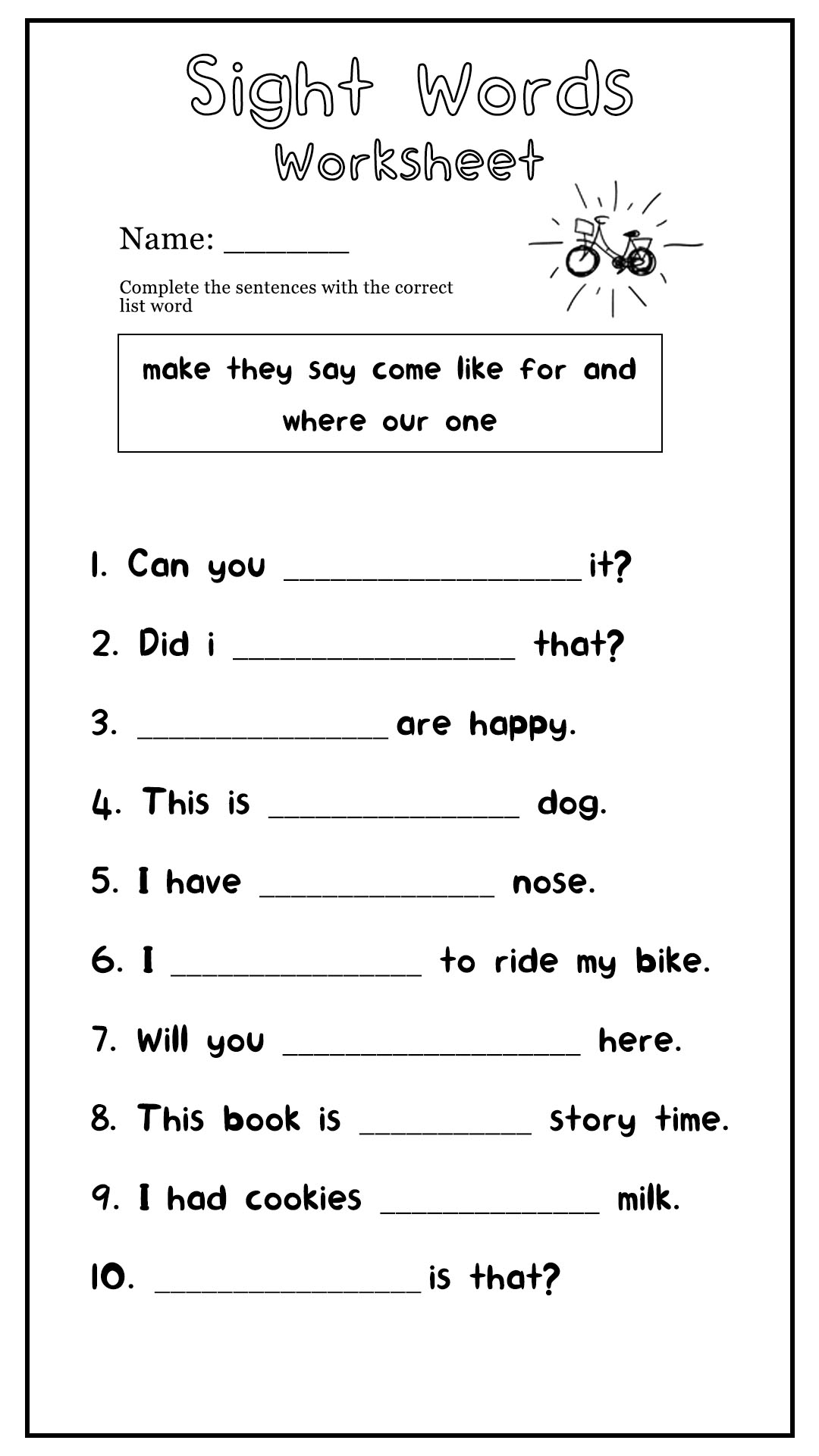 19 Sight Words Worksheets 5th Grade Free PDF At Worksheeto 19 Sight Words Worksheets 5th Grade Free PDF At Worksheeto