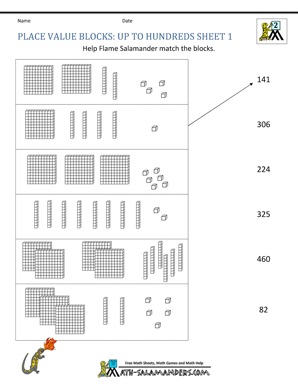 Place Value Worksheets For Kindergarten