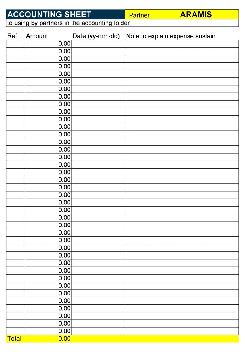 Free Excel Accounting Templates