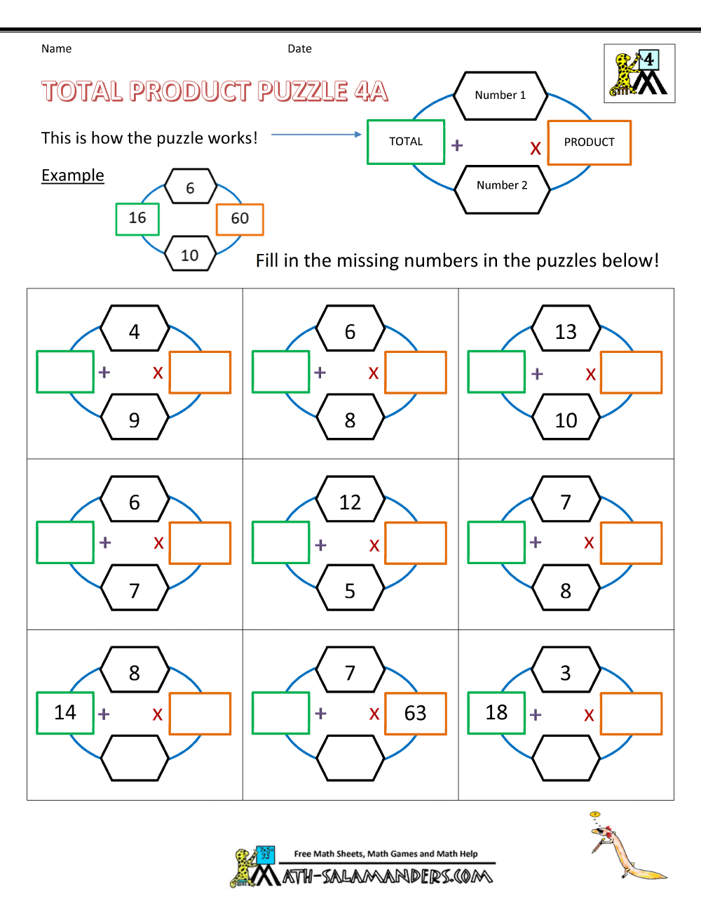 Free Printable Math Puzzles For The Classroom FREE PDFs