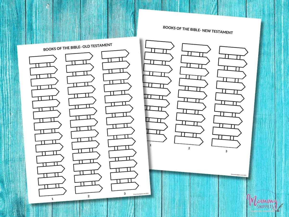 66 Books Of The Bible Printable A Books Of The Bible Craft Game Books Of The Bible List Superstar Worksheets