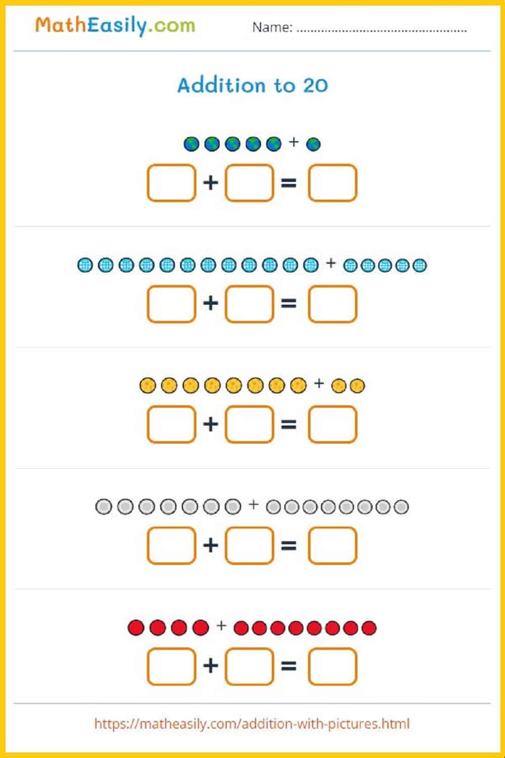Addition To 30 Worksheets And Games Addition To 30 Worksheets And Games