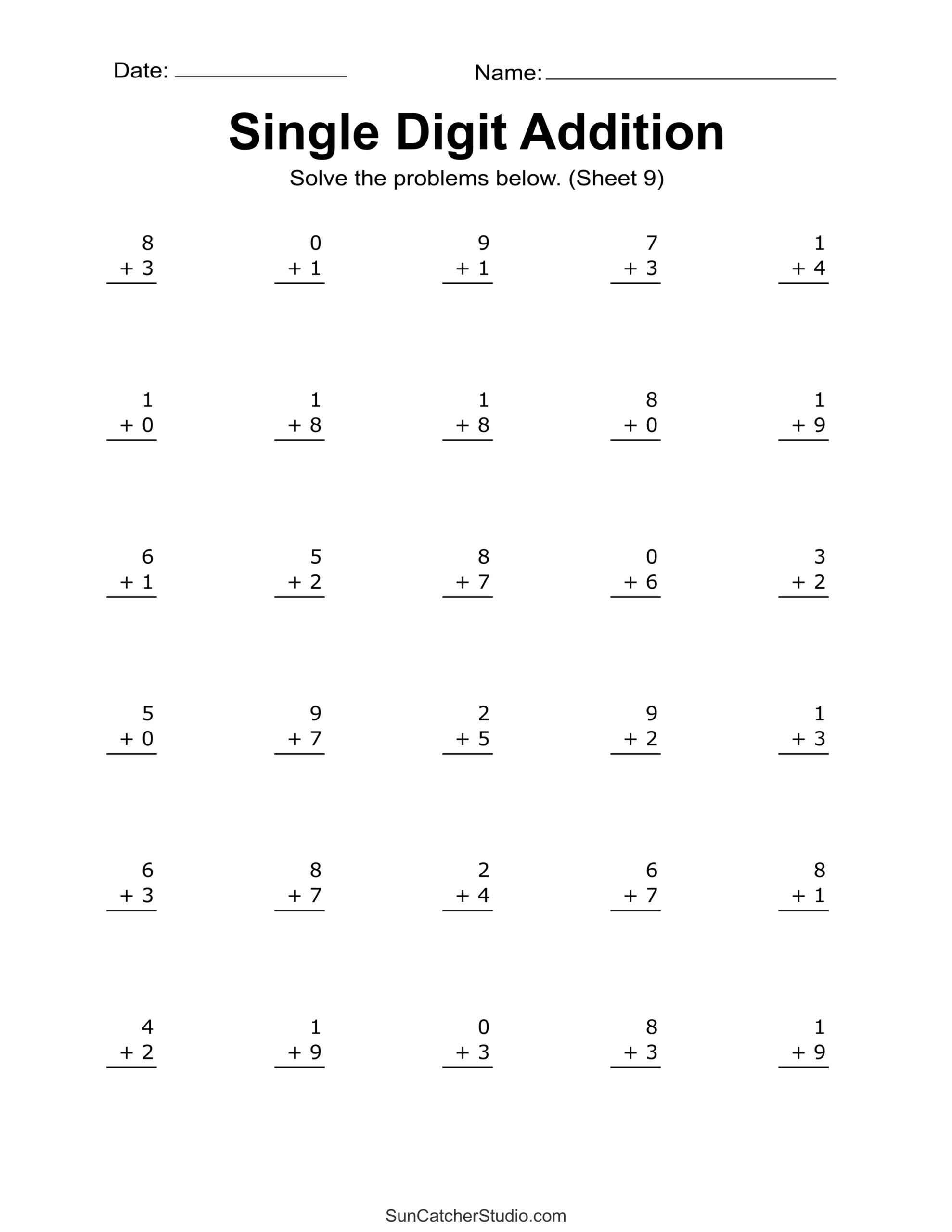 Addition Worksheets Free Printable Easy Math Problems Free Printables Lettering SVG Files Tools Apps Addition Worksheets Free Printable Easy Math Problems Free Printables Lettering SVG Files Tools Apps