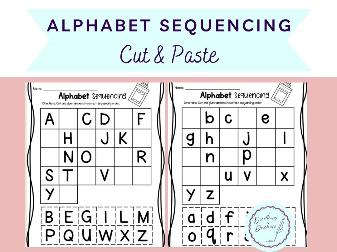 Free Printable Cut And Paste Story Sequencing Worksheets