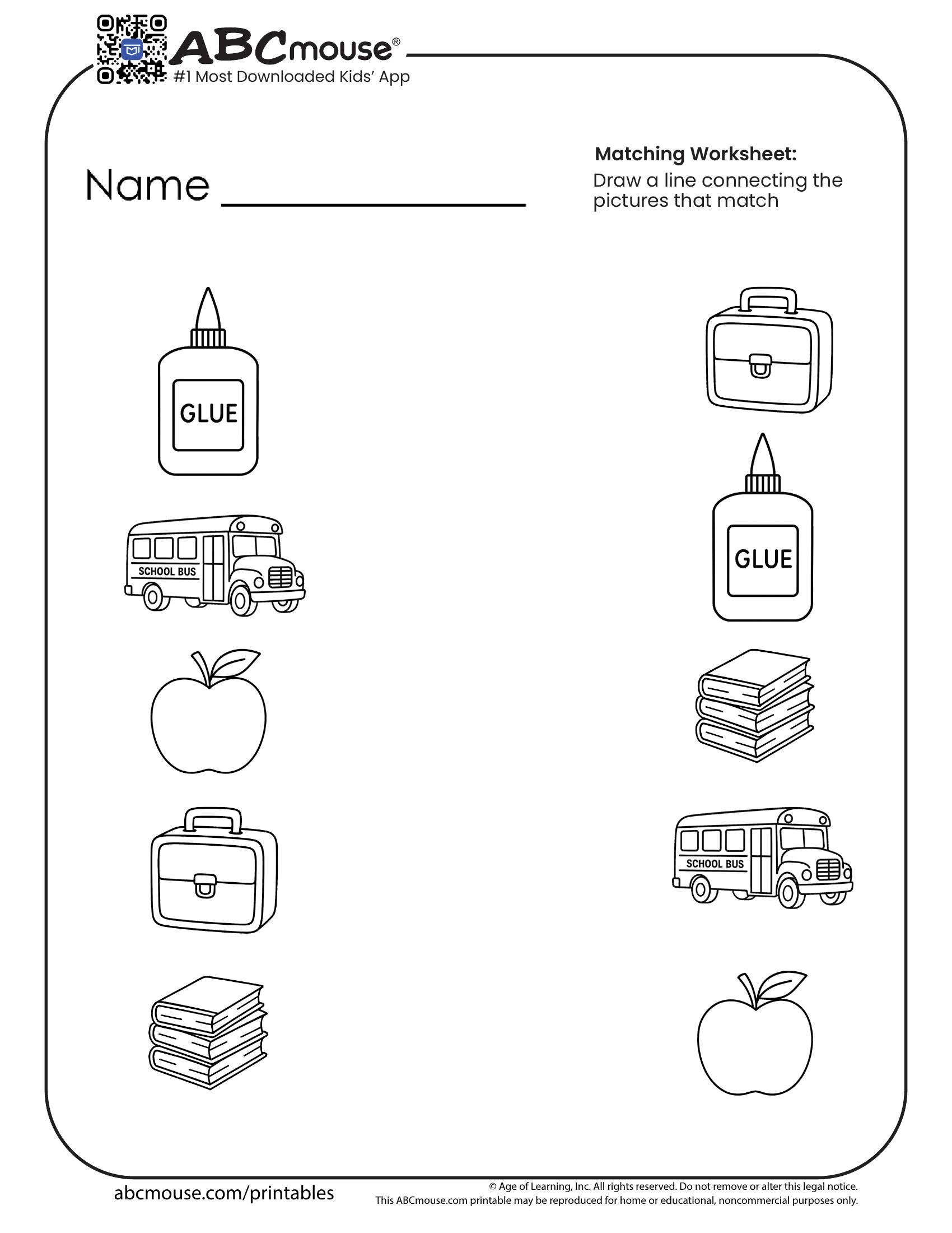 Back To School Worksheets For Kids ABCmouse Cut And Paste Worksheets Printable Activities For Kids Free Printables Lettering SVG Files Tools Apps