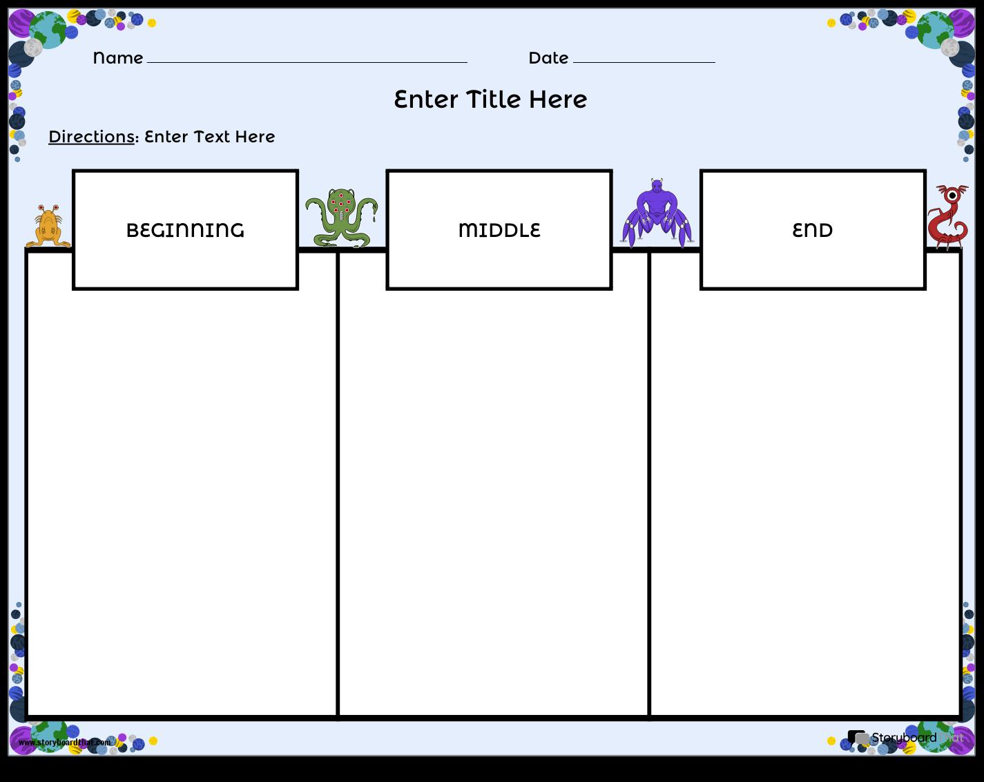 BME Worksheets Storyboard That Templates For Easy Creation