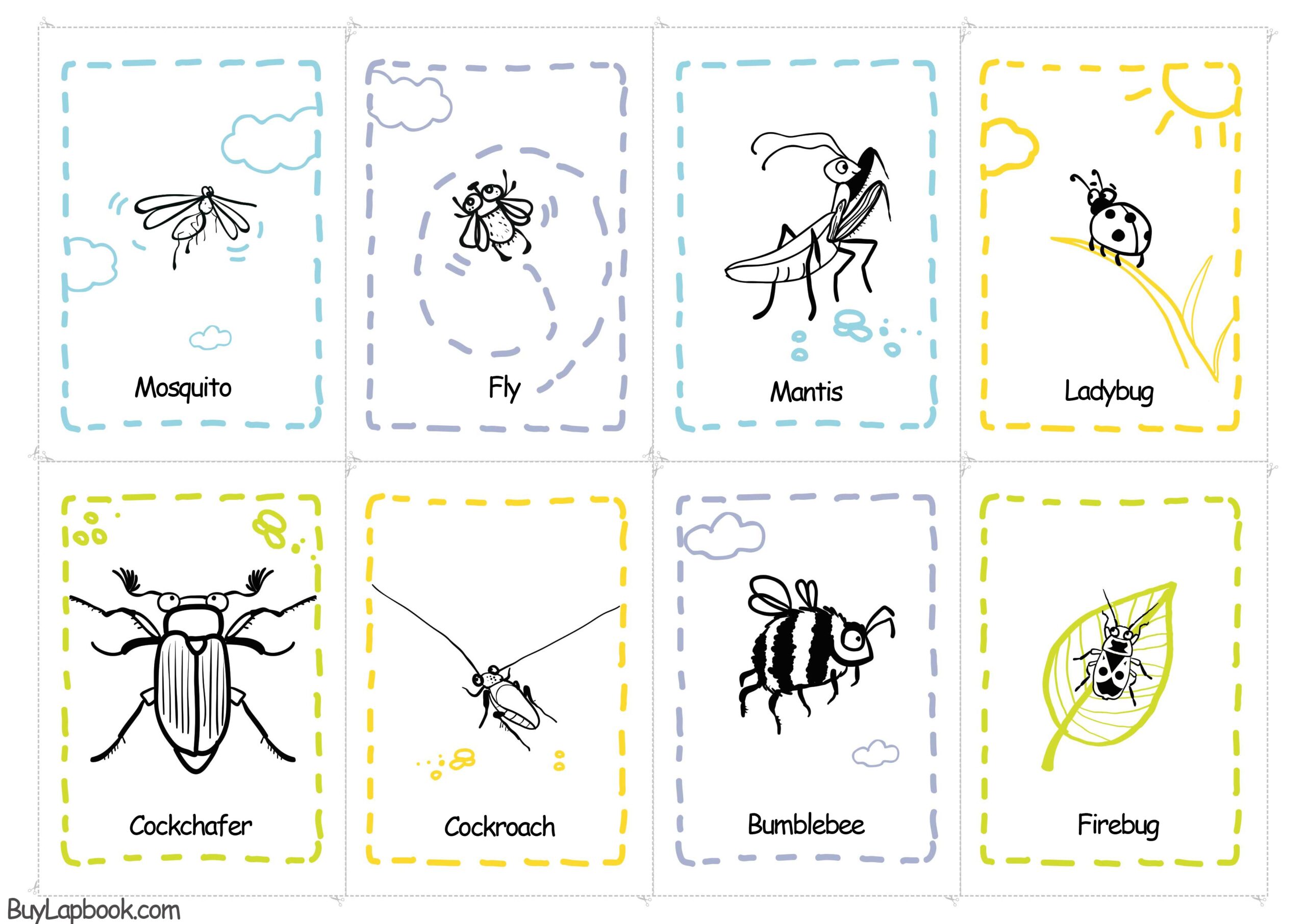 Bugs Theme And Insects Free Printables For Pre K And Kindergarten BuyLapbook