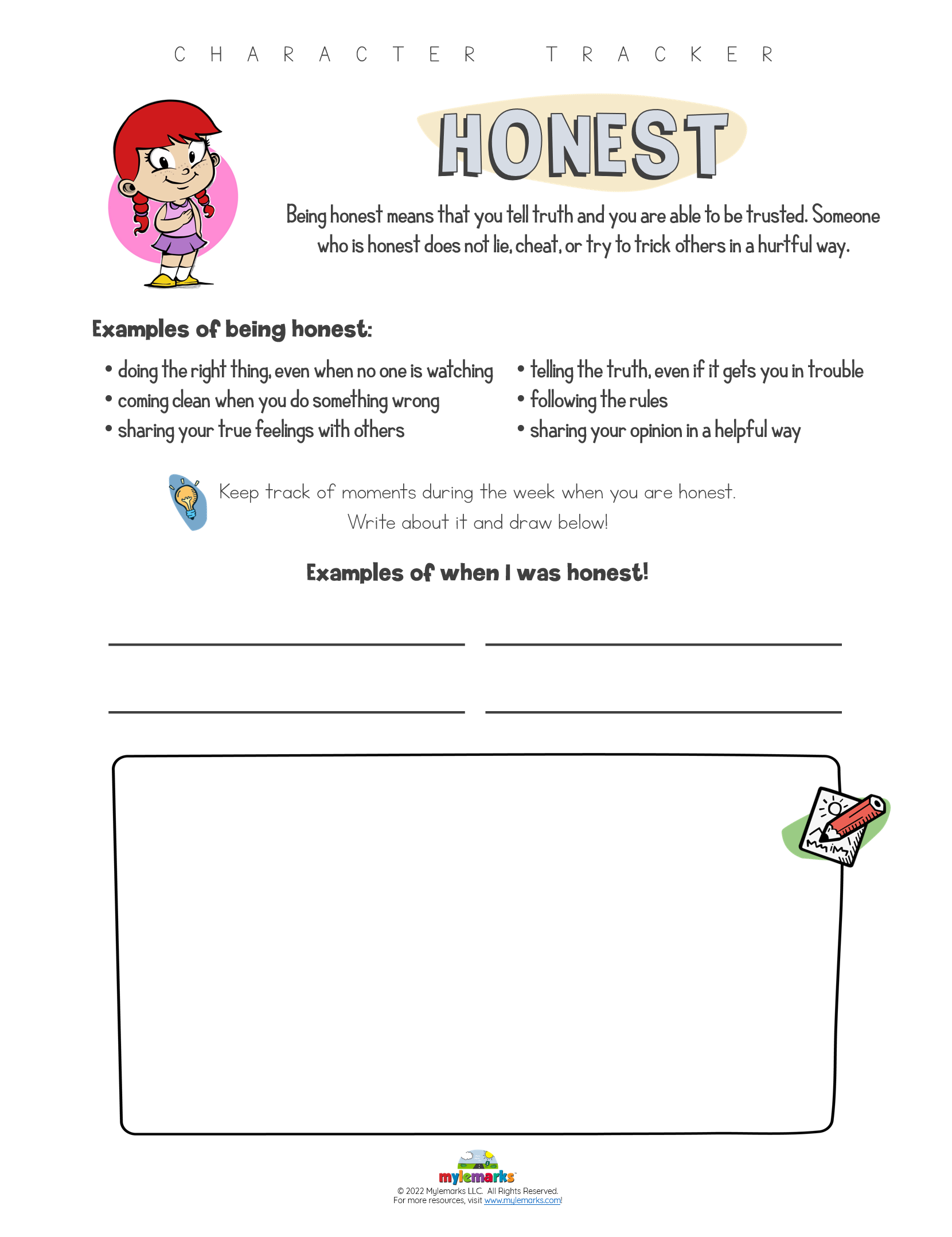 Character Tracker Honest