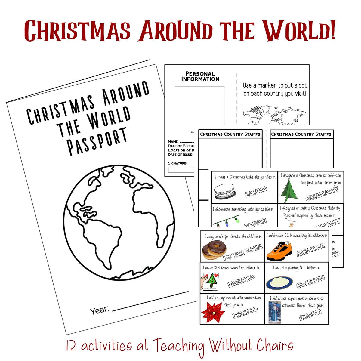 Christmas Around The World For Kids Activities Homeschooling Worksheets Library Christmas Around The World For Kids Activities Homeschooling Worksheets Library