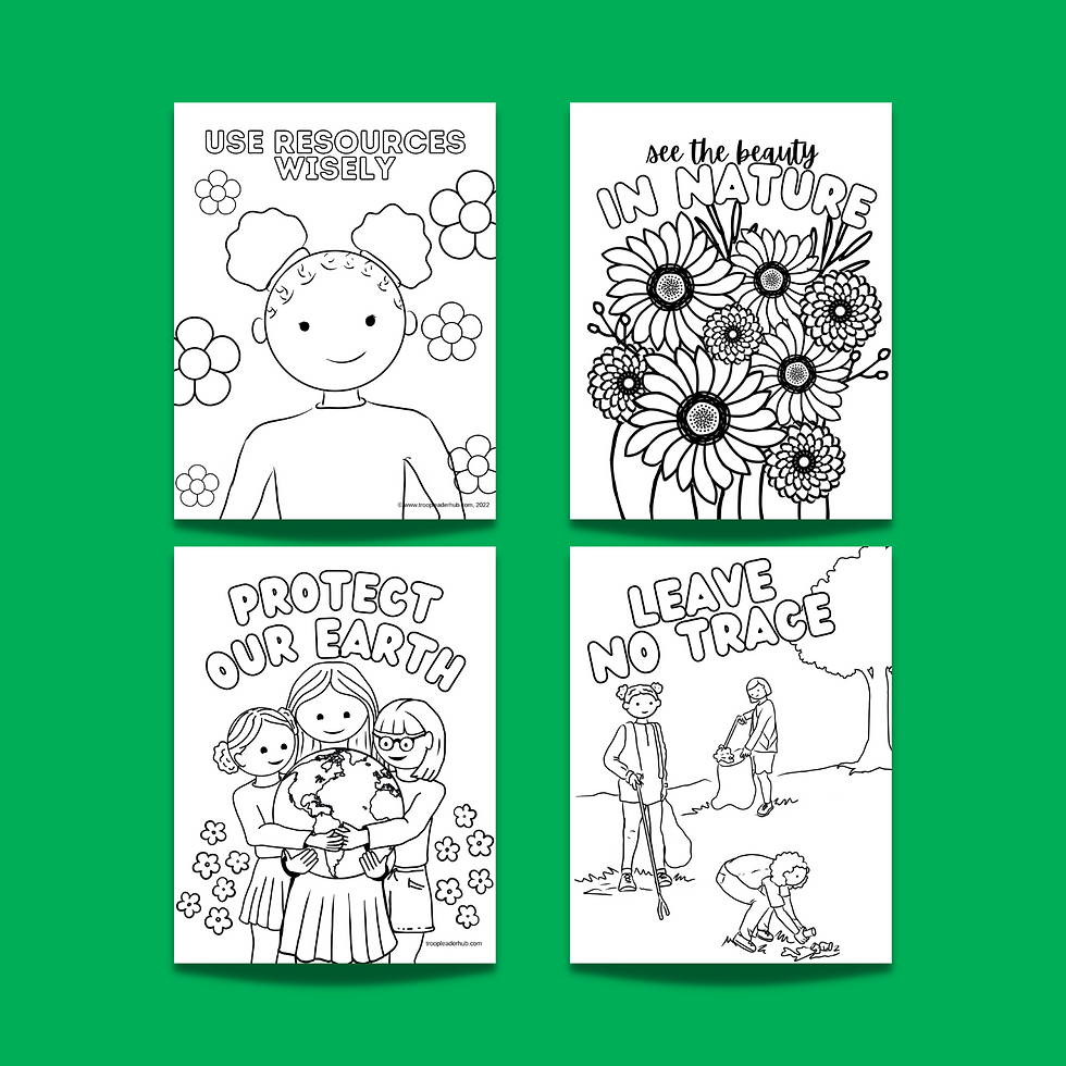 Coloring Sheets Juliette Gordon Low TroopLeaderHub