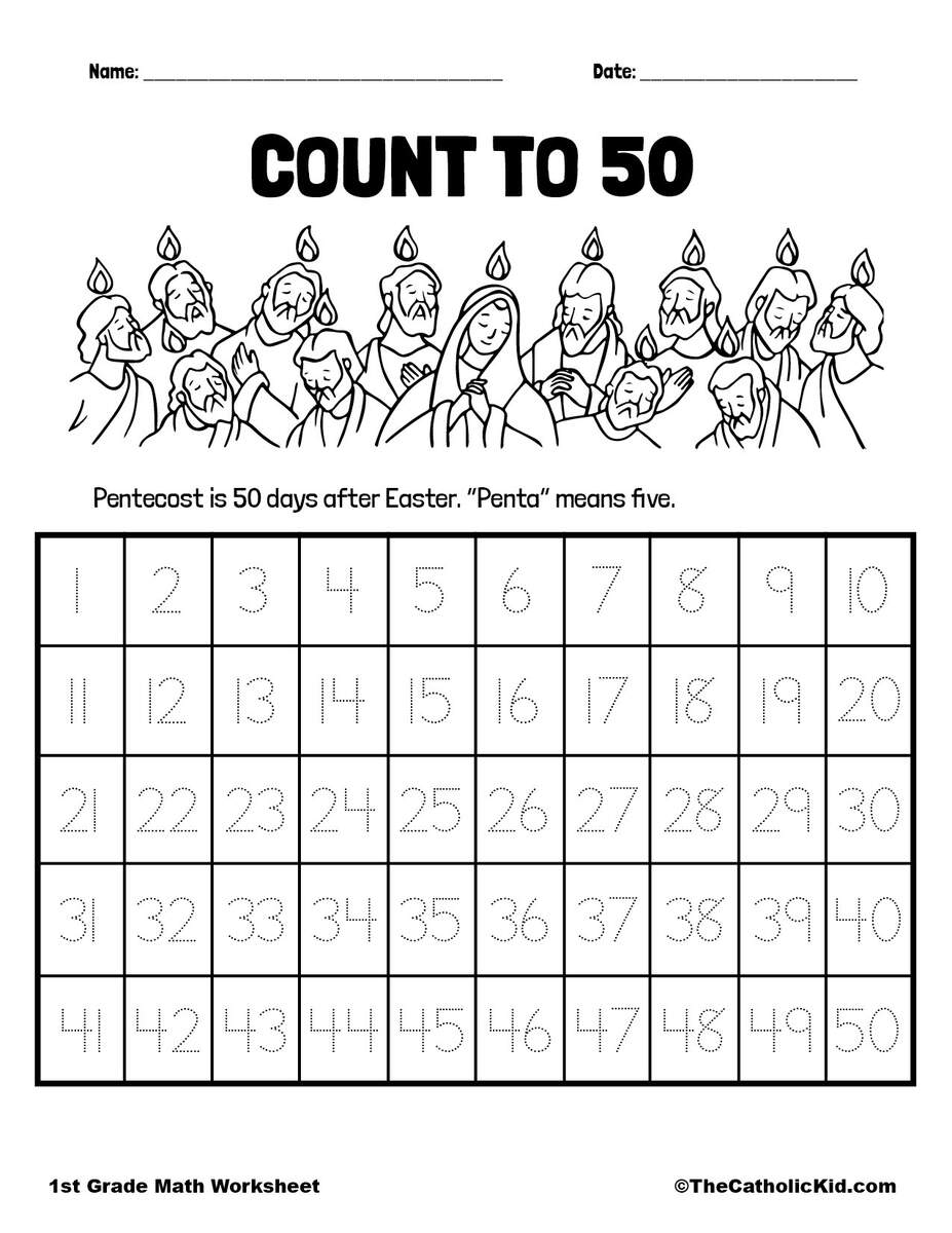 Cartoon Worksheet Pentecost CartoonChurch