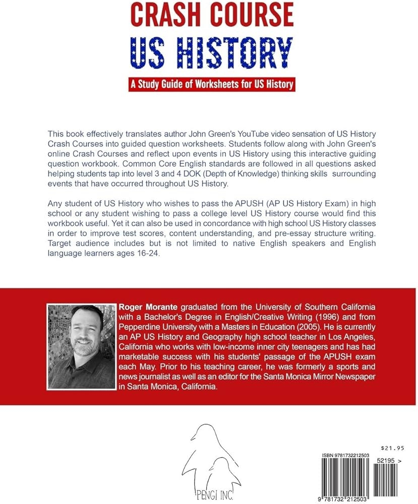 Crash Course US History A Study Guide Of Worksheets For US History Morante Roger 9781732212503 Amazon Books Crash Course US History A Study Guide Of Worksheets For US History Morante Roger 9781732212503 Amazon Books