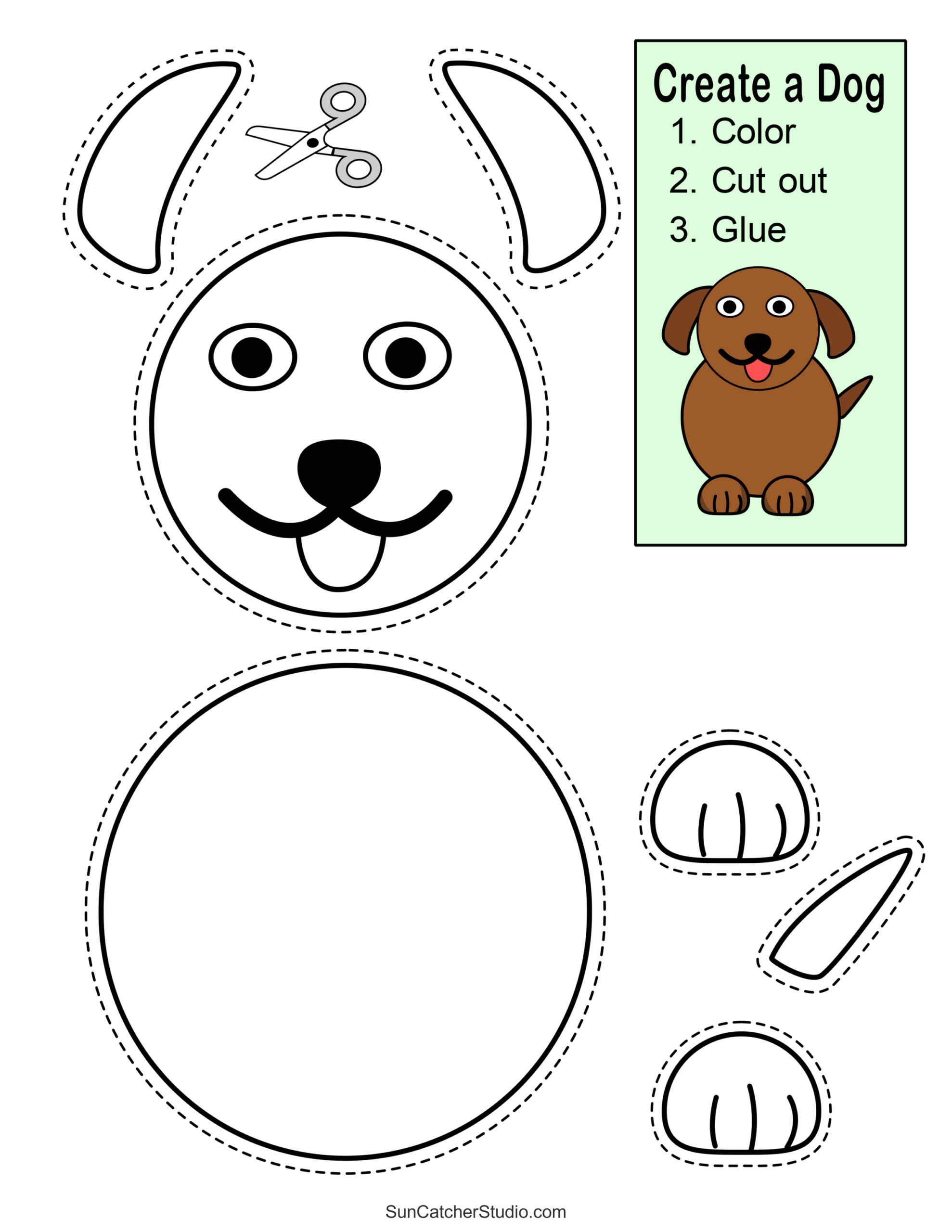 Cut And Paste Worksheets Printable Activities For Kids Free Printables Lettering SVG Files Tools Apps Let S Go To The Zoo Worksheet Color Cut Paste Super Simple