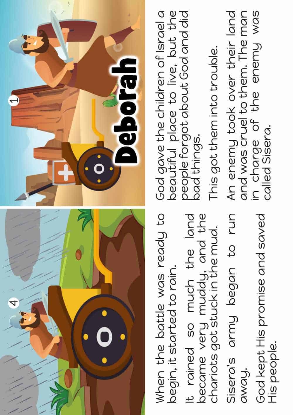 Deborah 5 10 Year Old Bible Lesson Pack Trueway Kids