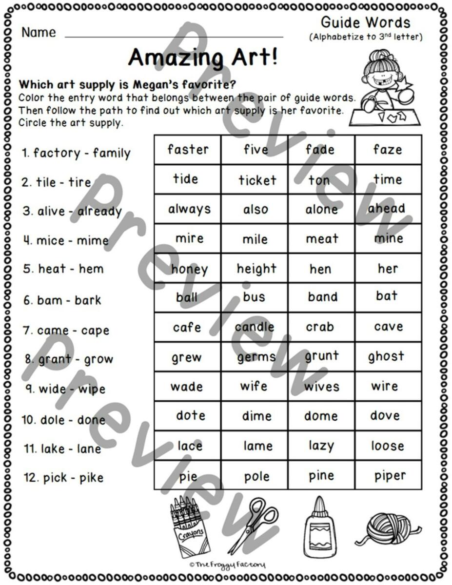 11 Dictionary Worksheets For Grade 3 Free PDF At Worksheeto