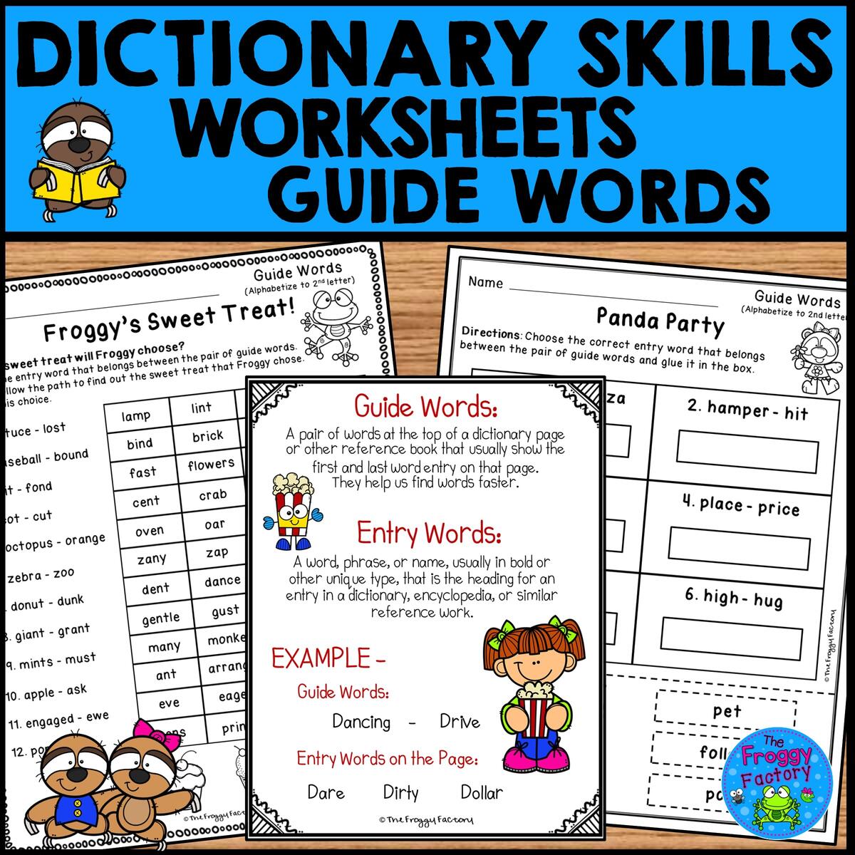 Dictionary Skills Worksheets Guide Words Made By Teachers Dictionary Skills And Guide Words Worksheets Worksheets Library