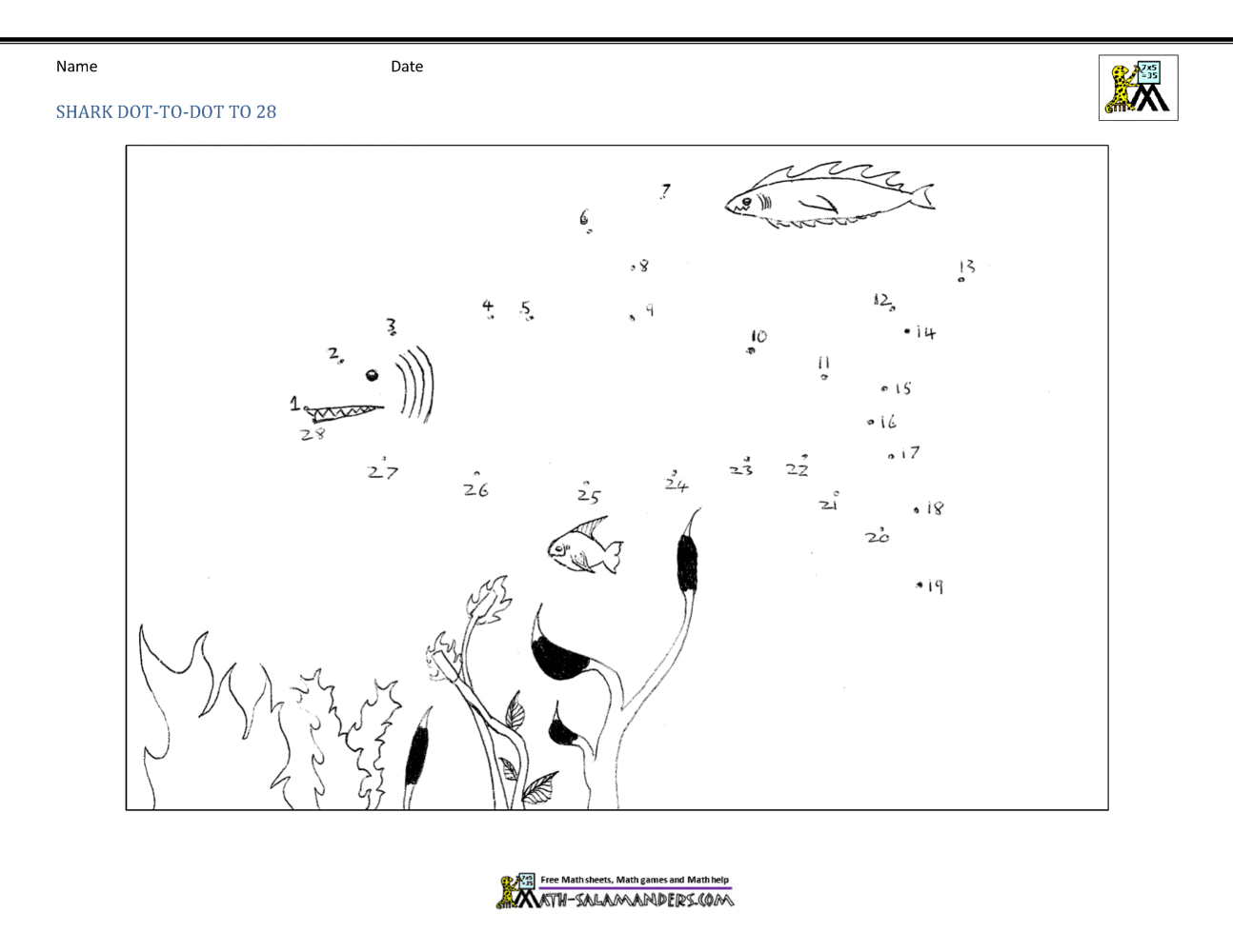 Dot To Dot Printable Up To 30