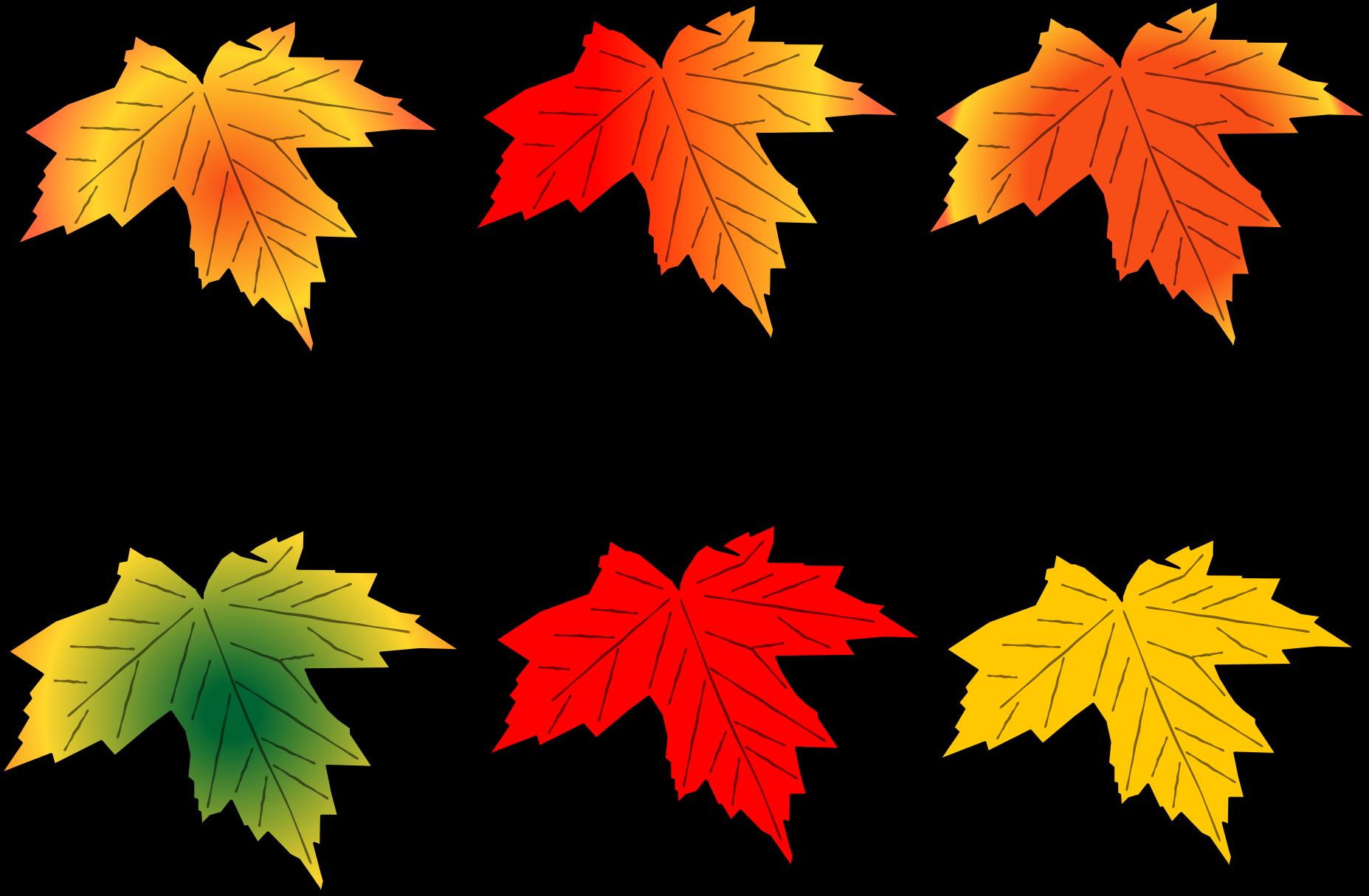 Fall Leaves Vector Graphic Large Fall Leaves Printable 1855x1215 Png Clipart Download