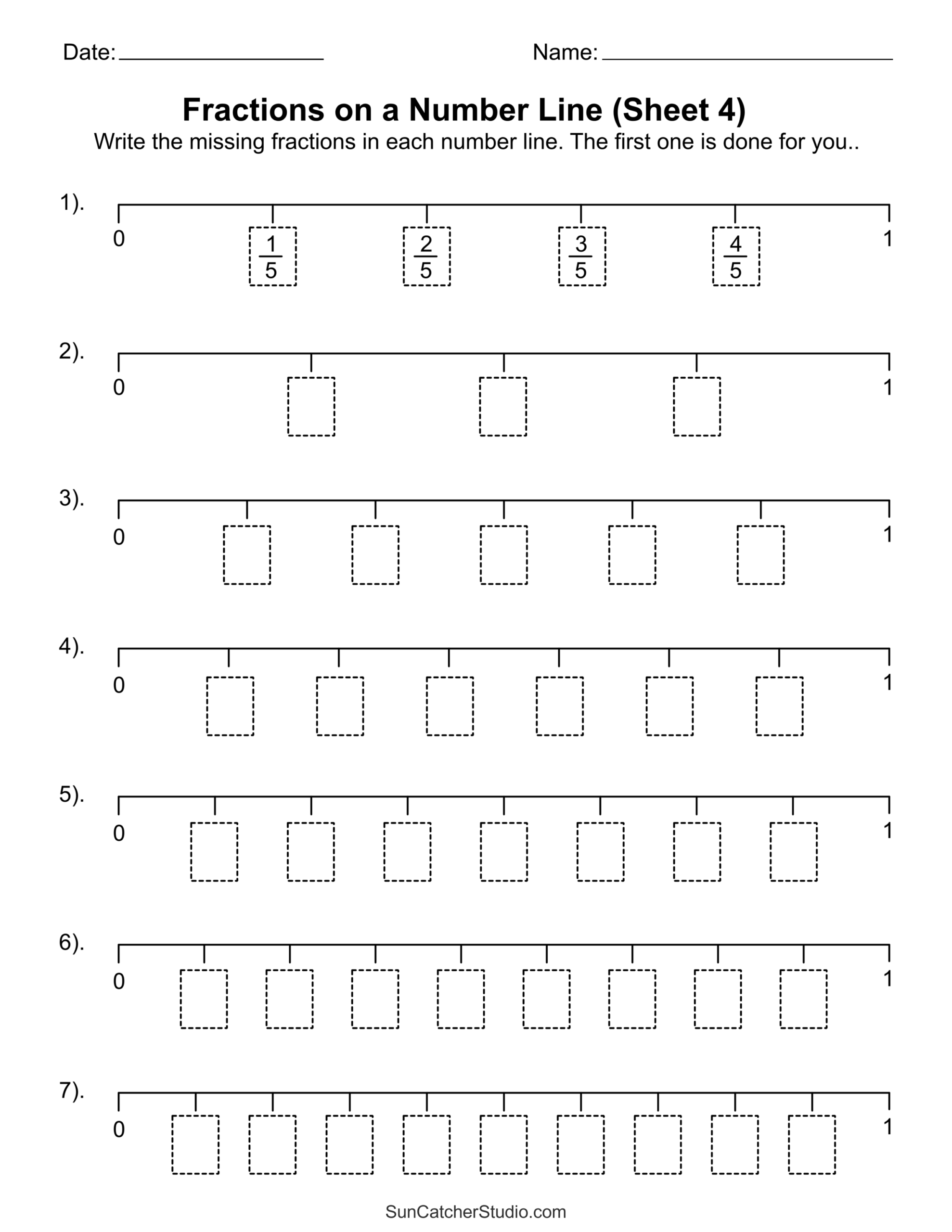 Fractions On A Number Line Printable Worksheets Free Printables Lettering SVG Files Tools Apps Fractions On A Number Line Superstar Worksheets