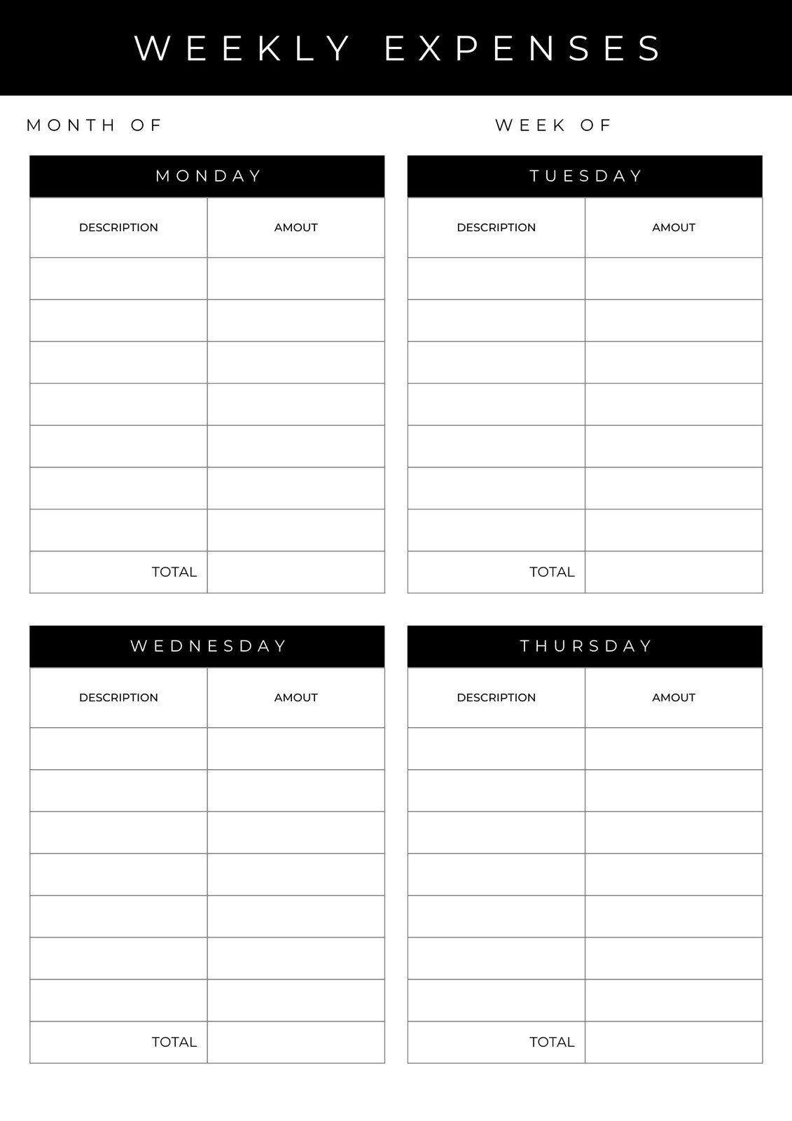 Free And Customizable Budget Templates Canva