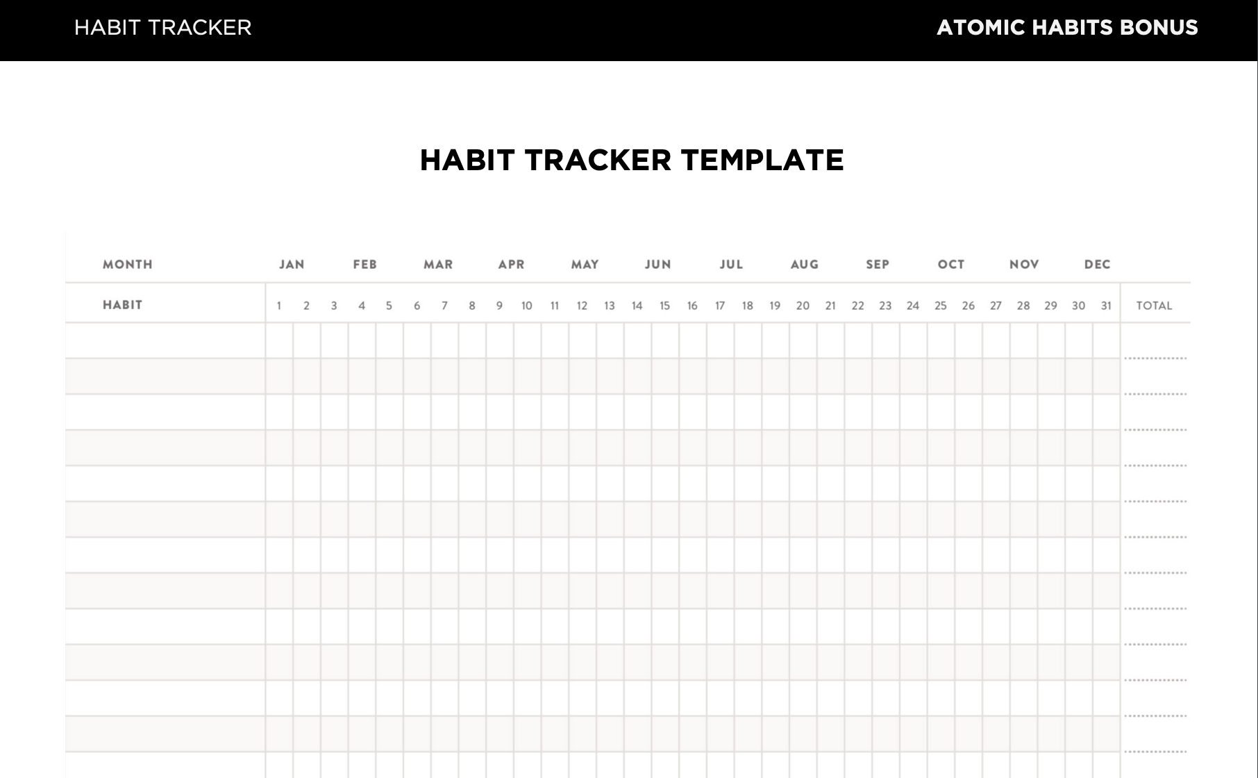 FREE Atomic Habits Cheat Sheet Worksheets Scorecard Worksheets Library
