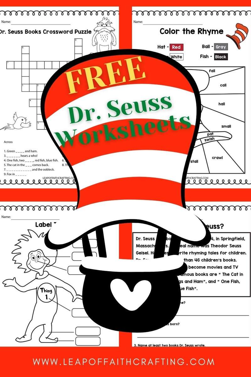 Dr Seuss Worksheets For Preschool Made By Teachers