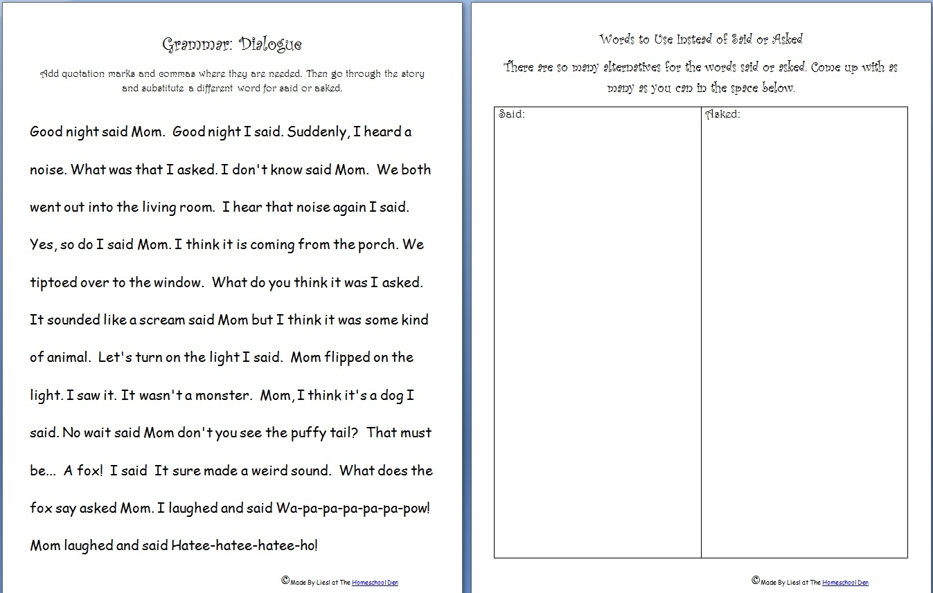 Free Language Arts Worksheets Archives Homeschool Den Free Language Arts Worksheets Archives Homeschool Den