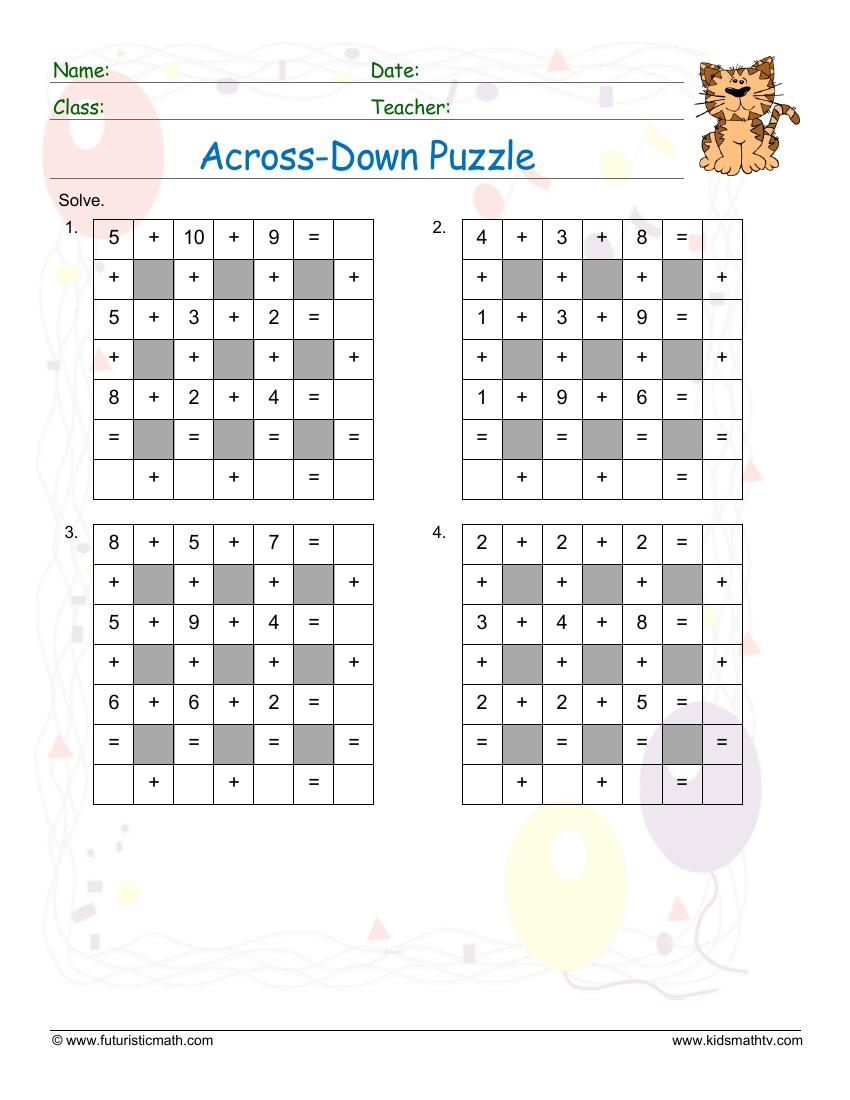 Number Pyramid Puzzles Math Love