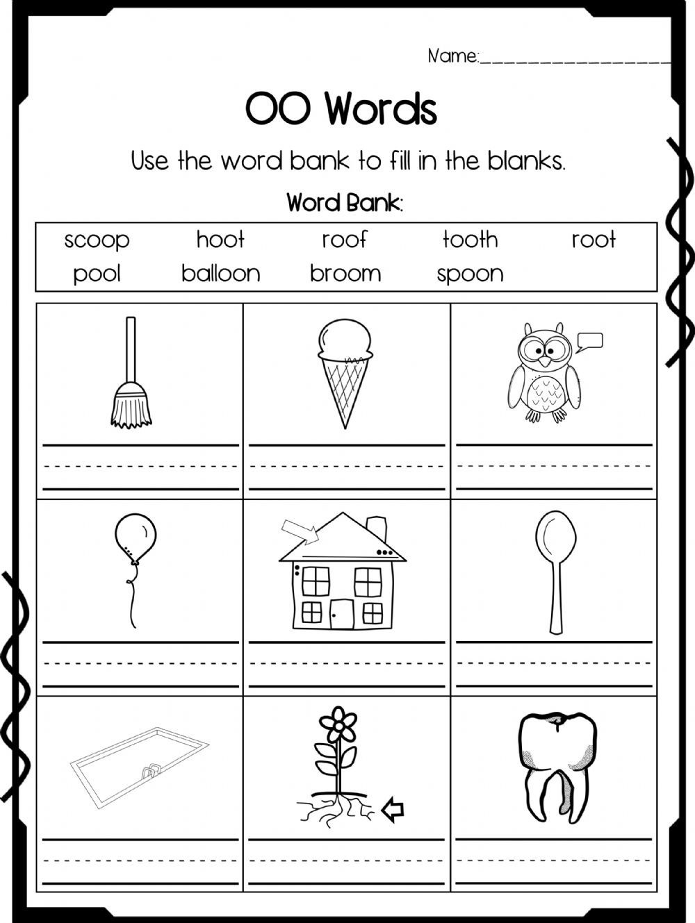 Free Oo Sounds Worksheet Download Free Oo Sounds Worksheet Png Images Free Worksheets On Clipart Library