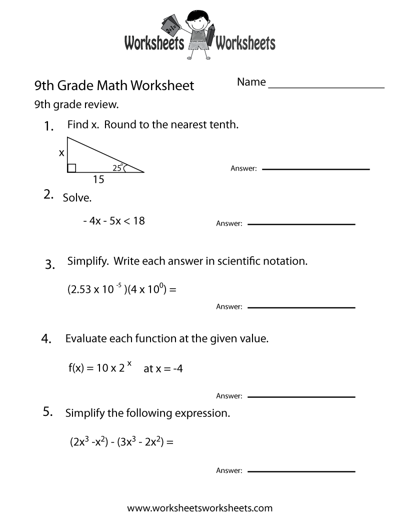 FREE Printable Number 9 Worksheets For Preschool
