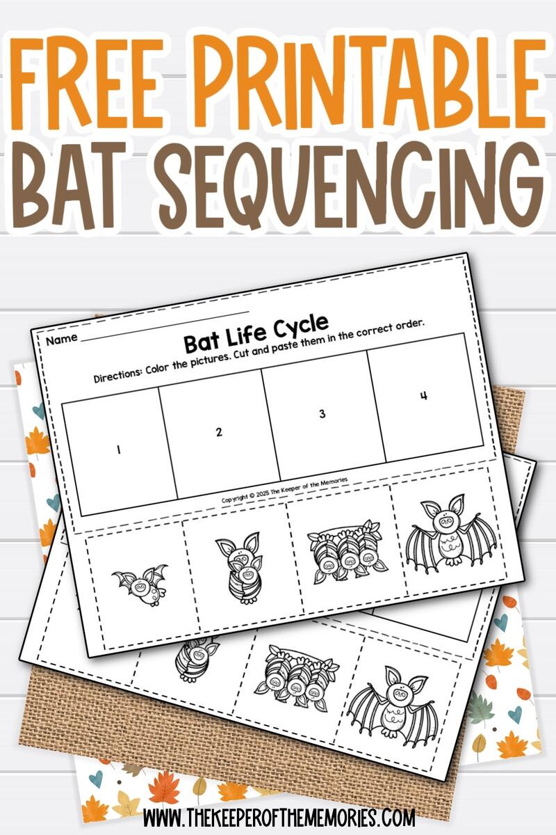 Free Printable Bat Life Cycle Sequencing Worksheets The Keeper Of The Memories Free Printable Bat Life Cycle Sequencing Worksheets The Keeper Of The Memories
