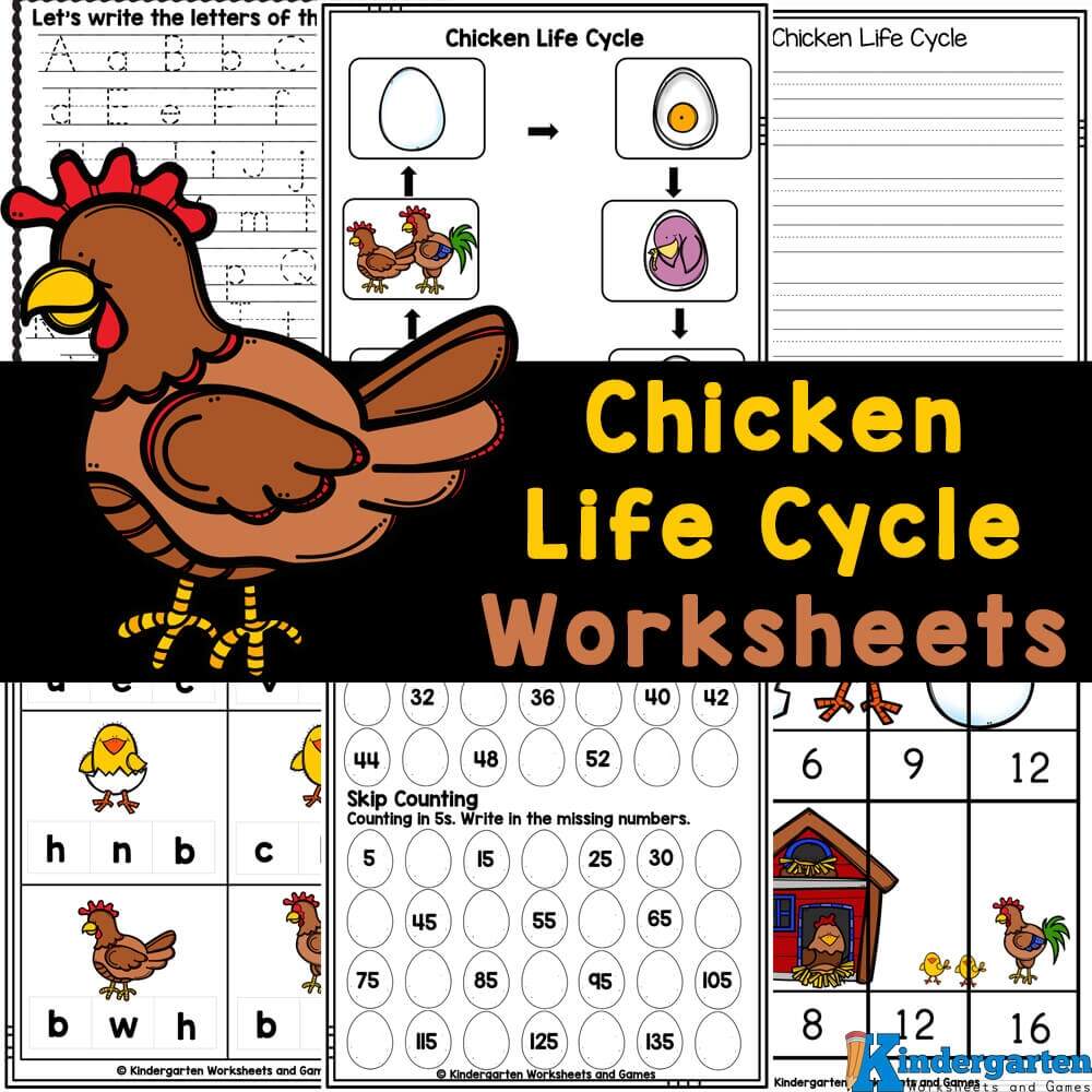 Subtraction Color By Number Chicken Coloring Page Free Printable