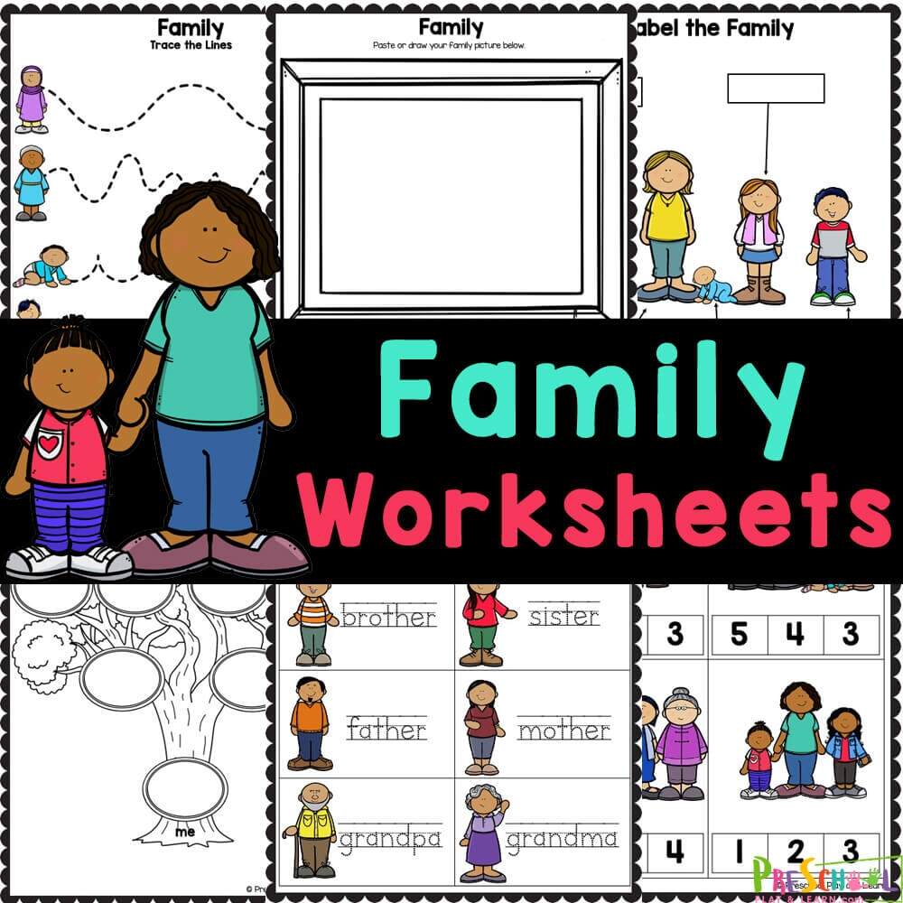 1 Child Family Tree Worksheet Have Fun Teaching