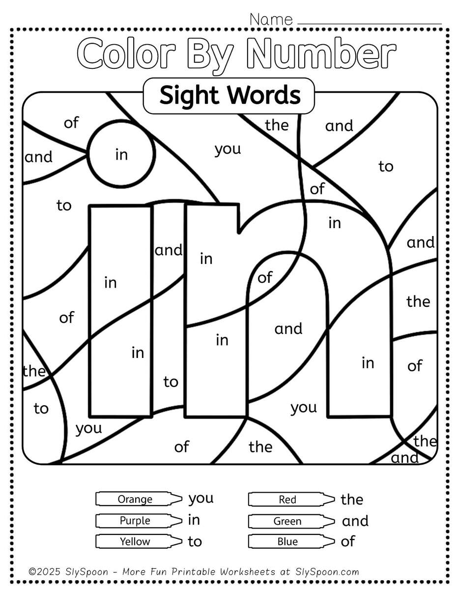 Free Printable In Sight Word Worksheets For Kindergarten First Grade Sly Spoon Free Printable First Grade Sight Word Practice Sheets Frugal Mom Eh