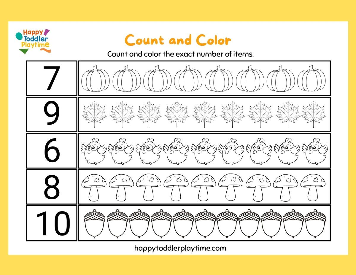 Free Printable Kindergarten Counting Worksheets Happy Toddler Playtime Tracing Numbers 1 10 Worksheets Free Printable Pdfs Teach Prints