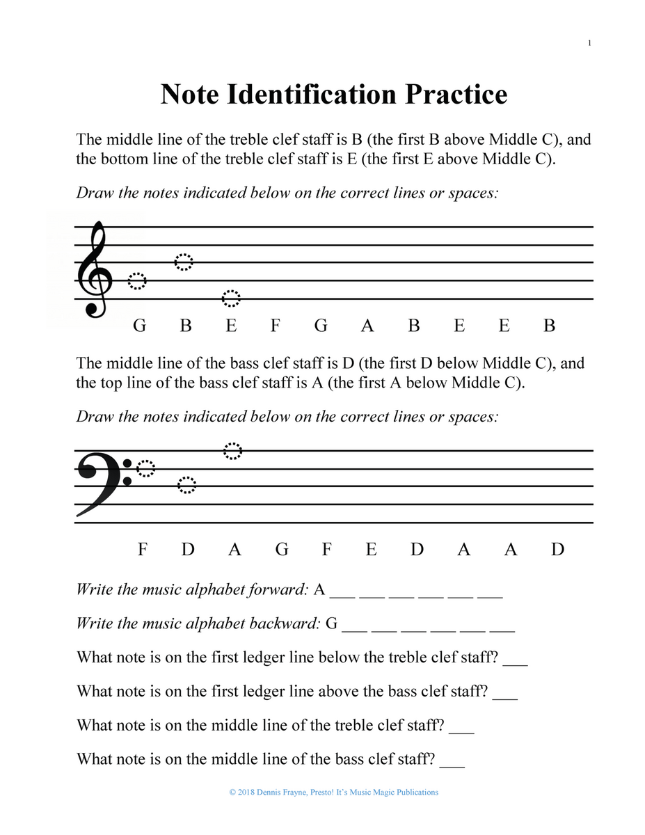 FREE Printable Music Note Naming Worksheets Presto Its Music Worksheets Library FREE Printable Music Note Naming Worksheets Presto Its Music Worksheets Library
