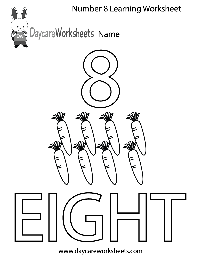 Number 8 Tracing Worksheets Free Printables Teach Prints