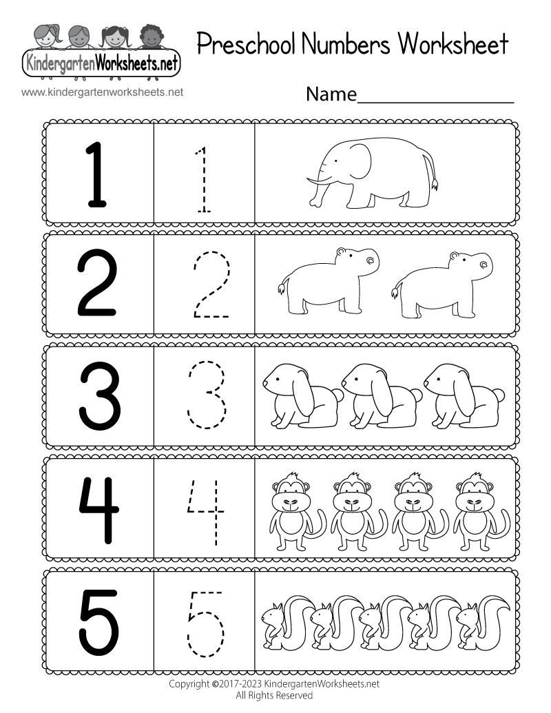 Free Preschool Printables Packet Number 1 Jennibeemine