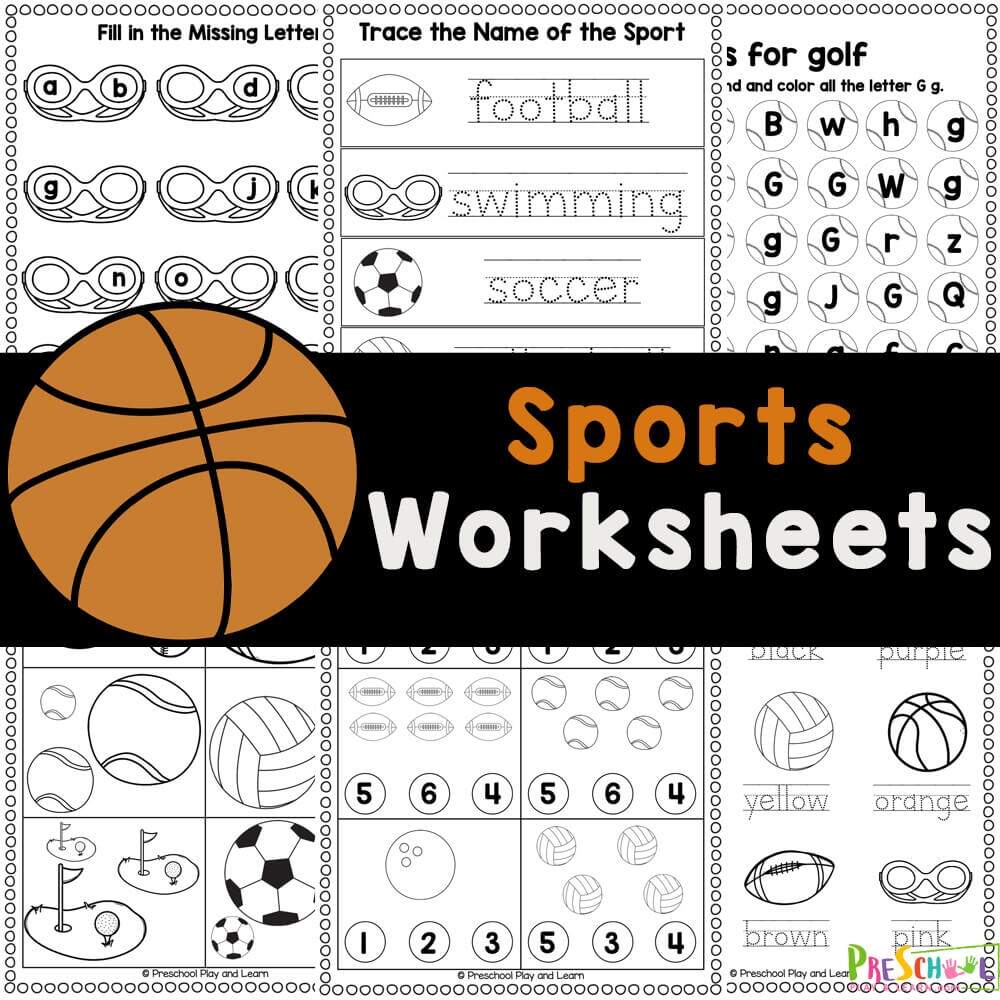 FREE Printable Sports Worksheets For Preschoolers Football Printable Kids Football Activities Kids Football Big Game Printable Etsy