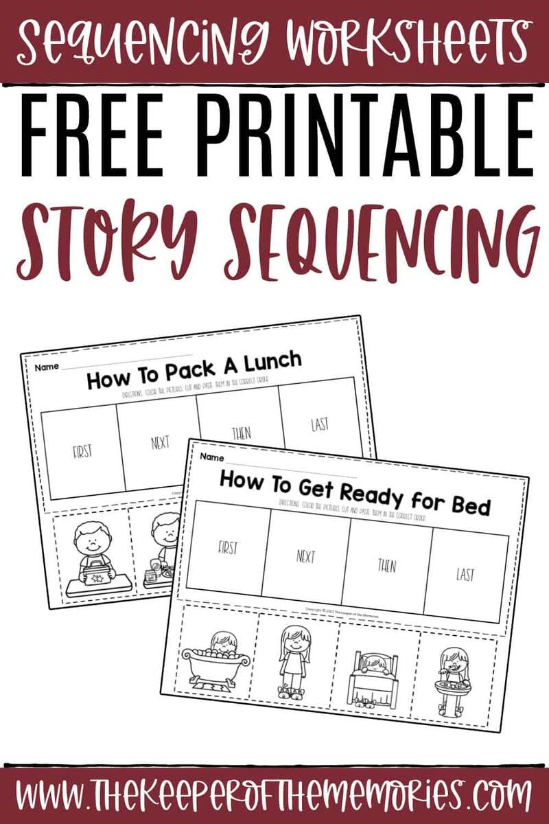 10 Printable Sequencing Worksheets Free EduWorksheets